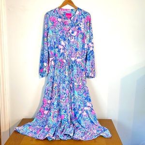 Lilly pulitzer cori stretch shirt dress
